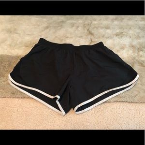 Augusta Athletic Shorts in black and white